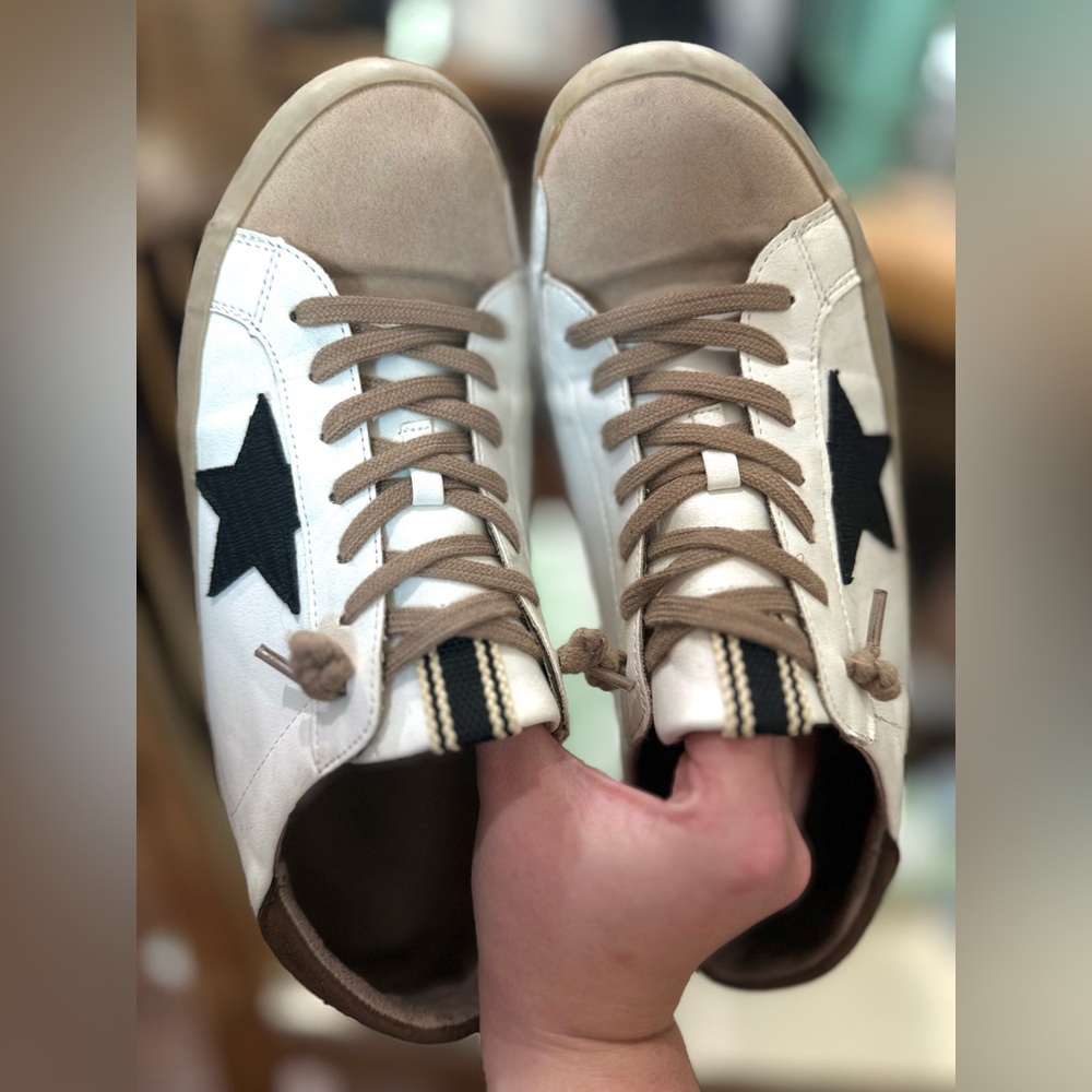 ShuShop Neutral Star Sneakers